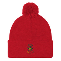 Curvez Pom-Pom Beanie - Thumbnail 2