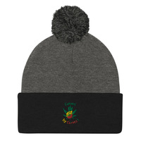 Curvez Pom-Pom Beanie - Thumbnail 4