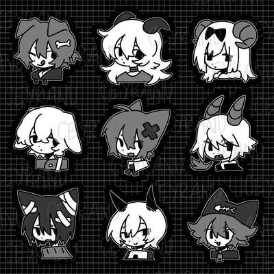 Kemonomimi gacha pins