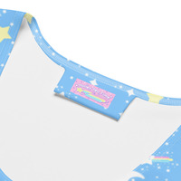 Starry Glitter Blue Crop Top - Thumbnail 23