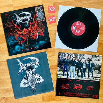 Deranged - lacerations (brand new import lp of late 80s canadian thrash metal)