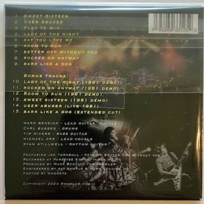 Prowler - 40 years shot  (brand new cd from early 80s seattle hard rock/metal band - 1981 demos and live plus new!)