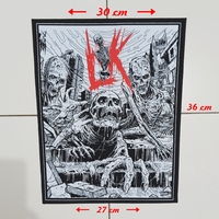 Punk Back Patches, Hardcore, Crust, D beat, Metal, Thrash, Grindcore, DTF / Screen Printed Back Patch - Thumbnail 7