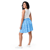 Starry Glitter Blue Skater Skirt - Thumbnail 9