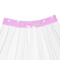 Starry Glitter Pink Skater Skirt - Thumbnail 7