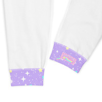 Starry Glitter Purple Women's Joggers - Thumbnail 11