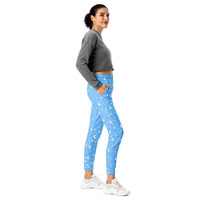 Starry Glitter Blue Women's Joggers - Thumbnail 1