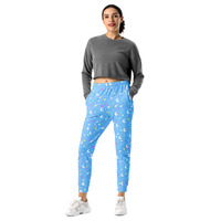 Starry Glitter Blue Women's Joggers - Thumbnail 3