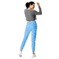 Starry Glitter Blue Women's Joggers - Thumbnail 4