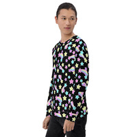 Starry Party Black Unisex Sweatshirt - Thumbnail 15