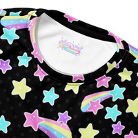 Starry Party Black Unisex Sweatshirt - Thumbnail 34