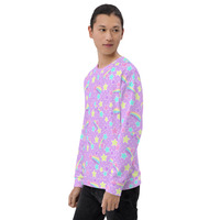 Starry Party Purple Unisex Sweatshirt - Thumbnail 12