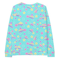Starry Party Blue Unisex Sweatshirt - Thumbnail 18