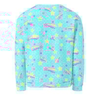 Starry Party Blue Unisex Sweatshirt - Thumbnail 31