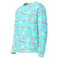 Starry Party Blue Unisex Sweatshirt - Thumbnail 32