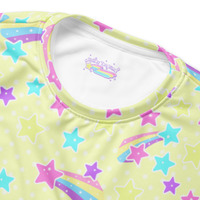 Starry Party Yellow Unisex Sweatshirt - Thumbnail 30