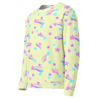 Starry Party Yellow Unisex Sweatshirt - Thumbnail 32