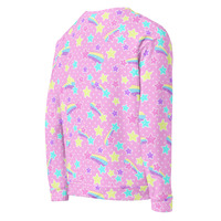 Starry Party Pink Unisex Sweatshirt - Thumbnail 33