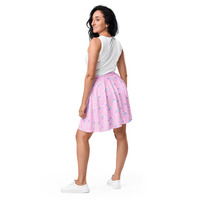 Bubblegum Bunny Shooting Stars Skater Skirt - Thumbnail 9