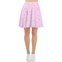 Bubblegum Bunny Shooting Stars Skater Skirt - Thumbnail 14