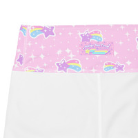 Bubblegum Bunny Shooting Stars Yoga Leggings - Thumbnail 42