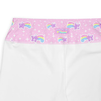 Bubblegum Bunny Shooting Stars Plus Size Leggings - Thumbnail 24
