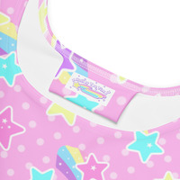 Starry Party Pink Skater Dress - Thumbnail 6