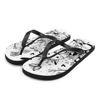 October Tea Party Flip-Flops - Thumbnail 1