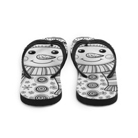 December Snowmen Flip-Flops - Thumbnail 2