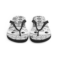 December Snowmen Flip-Flops - Thumbnail 3