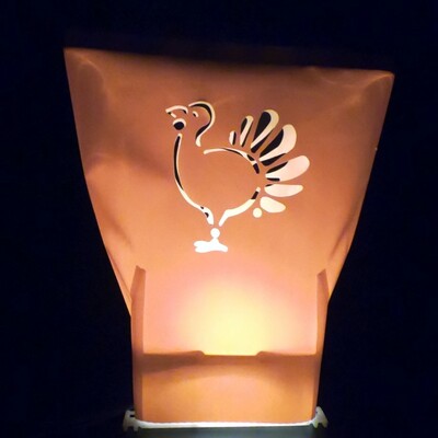 Turkey electric luminary sets by scnop / rc lightstyle - outdoor luminaria - thanksgiving