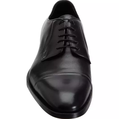 Handmade Mens Black Oxfords Leather Shoes, Men Black Tuxedo Shoes