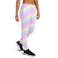 Teatime Fantasy Purple Rainbow Women's Joggers - Thumbnail 12