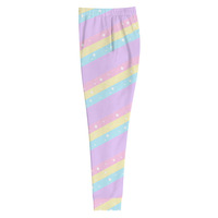 Teatime Fantasy Purple Rainbow Women's Joggers - Thumbnail 17
