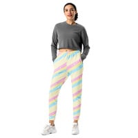 Teatime Fantasy Yellow Rainbow Women's Joggers - Thumbnail 3