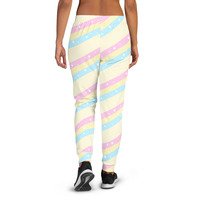 Teatime Fantasy Yellow Rainbow Women's Joggers - Thumbnail 7