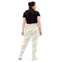 Teatime Fantasy Yellow Rainbow Women's Joggers - Thumbnail 10