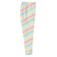 Teatime Fantasy Yellow Rainbow Women's Joggers - Thumbnail 15