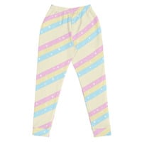 Teatime Fantasy Yellow Rainbow Women's Joggers - Thumbnail 16