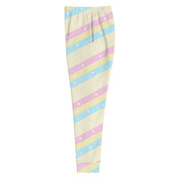 Teatime Fantasy Yellow Rainbow Women's Joggers - Thumbnail 17