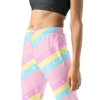 Teatime Fantasy Pink Rainbow Women's Joggers - Thumbnail 2