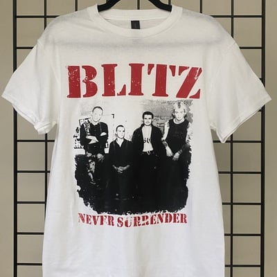 Blitz - never surrender t-shirt (small)