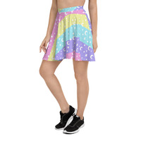 Cosmic Rainbow Skater Skirt - Thumbnail 5