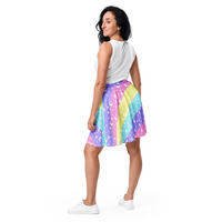 Cosmic Rainbow Skater Skirt - Thumbnail 9