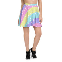Cosmic Rainbow Skater Skirt - Thumbnail 13