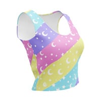 Cosmic Rainbow Crop Top - Thumbnail 1