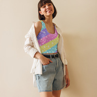 Cosmic Rainbow Crop Top - Thumbnail 3