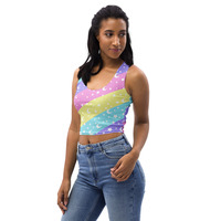 Cosmic Rainbow Crop Top - Thumbnail 8