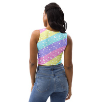 Cosmic Rainbow Crop Top - Thumbnail 10