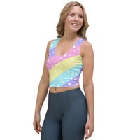 Cosmic Rainbow Crop Top - Thumbnail 18
